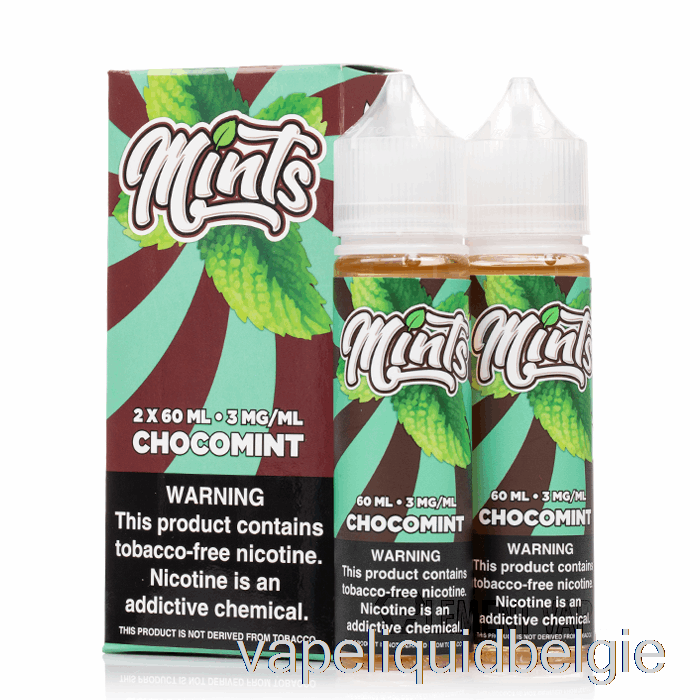 Vape Vloeibare Chocomint - Pepermuntjes Vape Co - 120ml 0mg